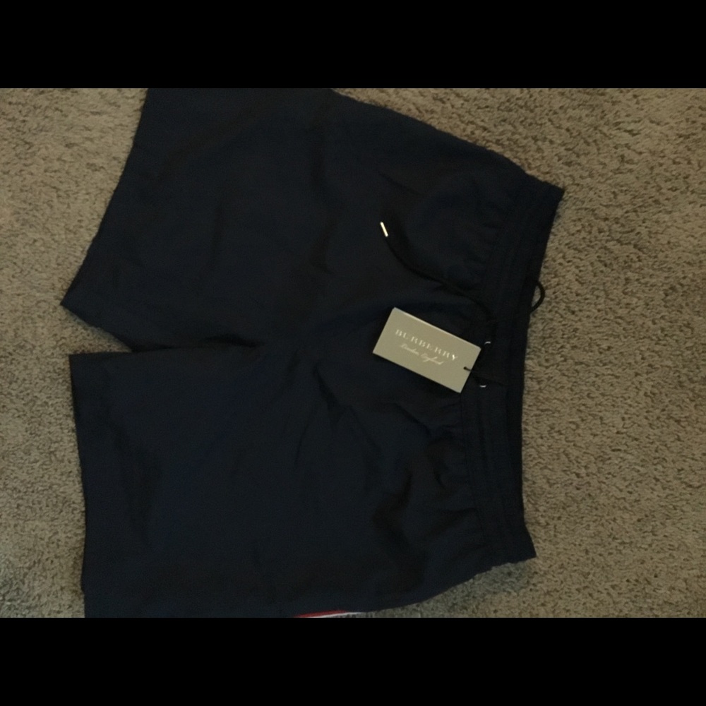 Burberry mens swim trunks